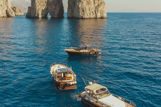 Sorrento: Capri Boat Small Group Tour Up to 8 & 4 hours ashore - Snorkel masks and sea time: comfort details that change the day