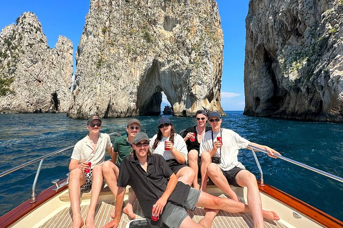 Sorrento: Capri Boat Small Group Tour Up to 8 & 4 hours ashore - Faraglioni Rocks and Punta Carena lighthouse: photo stops you can actually enjoy