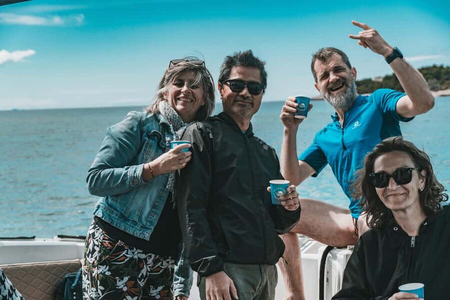 Split: Blue Lagoon & 3 Islands – Premium Speedboat Trip - Onboard Comfort: Wind Jackets, Safety Gear, Cooler Drinks, and Crew Energy
