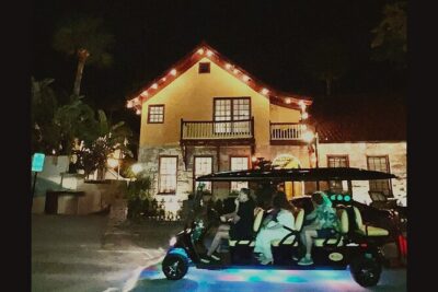 St. Augustine Ghost Tour on Premium Golf Cart with PiCk Up - Stop-by-stop: seven haunted sites on the night circuit