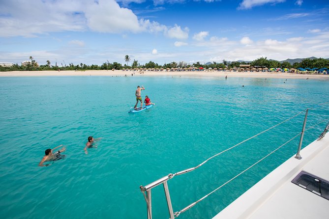 St Maarten Luxury Catamaran Full-Day Group Charter - What Happens From 8:30am On: Breakfast, Sail, Then Beach Time