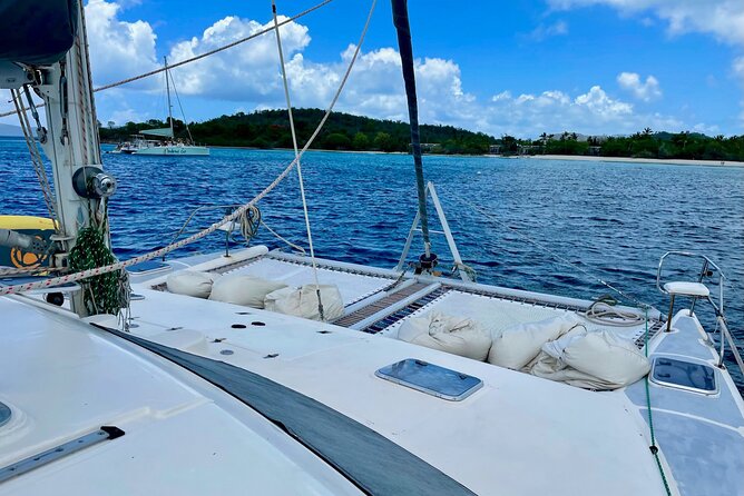 St. Thomas & St. John Private Luxury Full-Day Sail (12 guest max) - On Board Comfort: Bluetooth, Paddle Board, Noodles, and Shade
