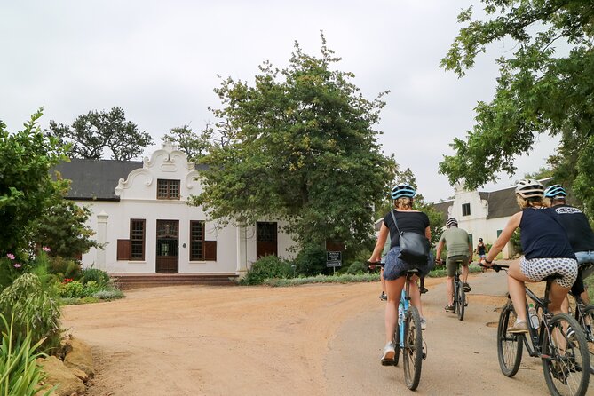 Stellenbosch Winelands Luxury EBike Tour © - Neethlingshof Estate: Cape Dutch Buildings and a Built-In Sense of Place