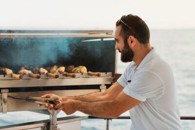 SUNSET LUXURY YACHT Protaras - HUGE slide - BBQ - 1 free drink - The Cape Greco cave route: Shark Mouth and Lovers Bridge from the sea