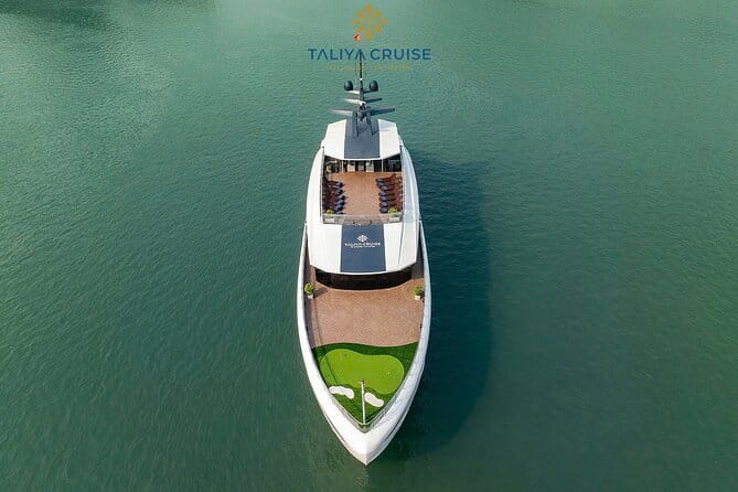 Taliya Day Cruise: Top Luxury Tour in Halong Bay & Lan Ha Bay - Taliya Ship Comfort: 199 Seats and an Open-Air Top Deck