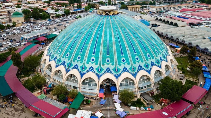 Tashkent: Private Full-Day City Tour on a Premium Car - Chorsu Bazaar Under the Turquoise Dome: Market Senses, Real Local Life