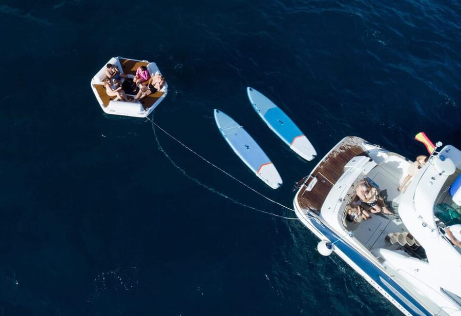 Tenerife: 2, 3 & 4 Hour Private Luxury Motorboat Charter - Puerto Colón start: aperitif, safety briefing, and first wildlife time