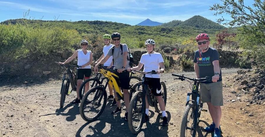 Tenerife: premium e-bike ride at Chineyro volcanic area - Chinyero Volcano: the 1909 lava stops shy of the village