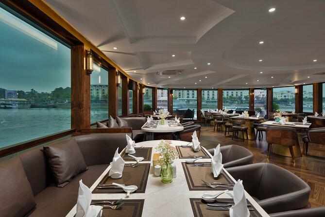 The Catamaran Luxury Day Cruise to Halong Bay from Hanoi(Best Selling) - Kayaking, bamboo boat, and Bright–Dark Cave time