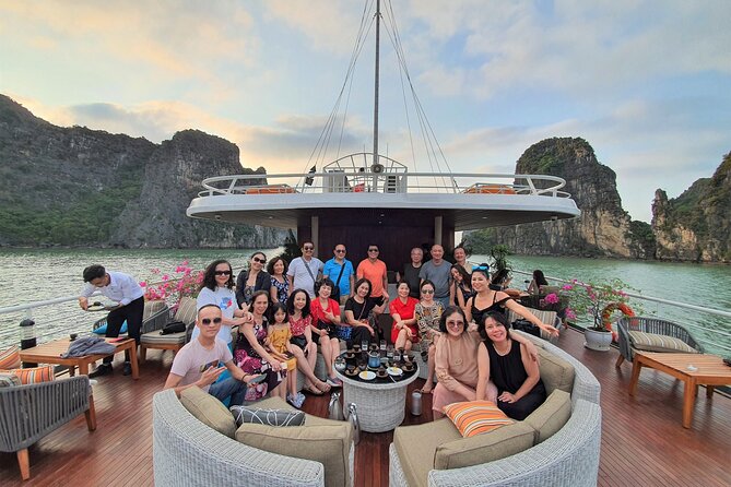 The Halong Catamaran Premium Cruise - Lan Ha Bay Cruise Trip - Cooking demonstration: making Vietnamese summer rolls you actually do