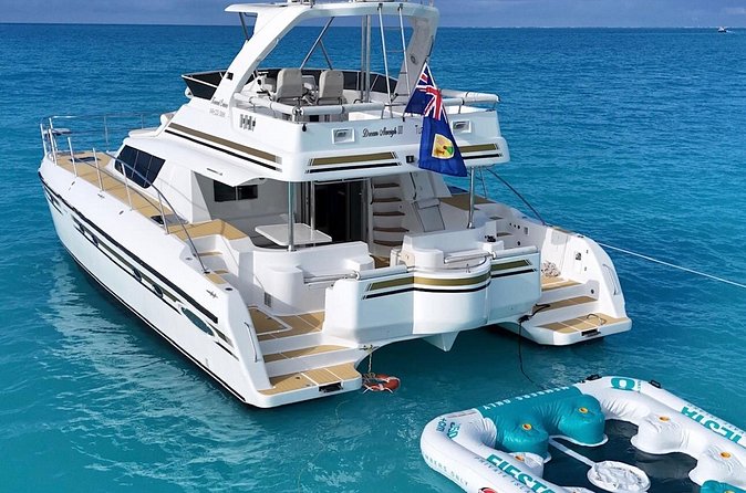 Turks and Caicos Full-Day Luxury Private Yacht Charter - Afternoon choices: inflatables, extra islands, and wildlife chances