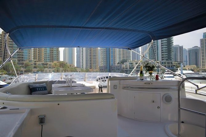 Yacht Trip Dubai : Book 56 ft Premium Yacht up to 21 people - Burj Al Arab and Atlantis: seeing icons without the traffic noise