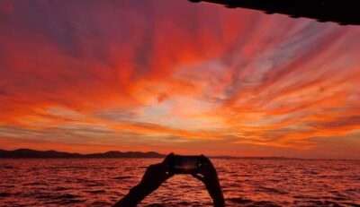 Zadar: Romantic Luxury Sunset Boat Tour with Aperol Spritz - Stop 1: Foša harbor departures with 2,000-year-old stone walls